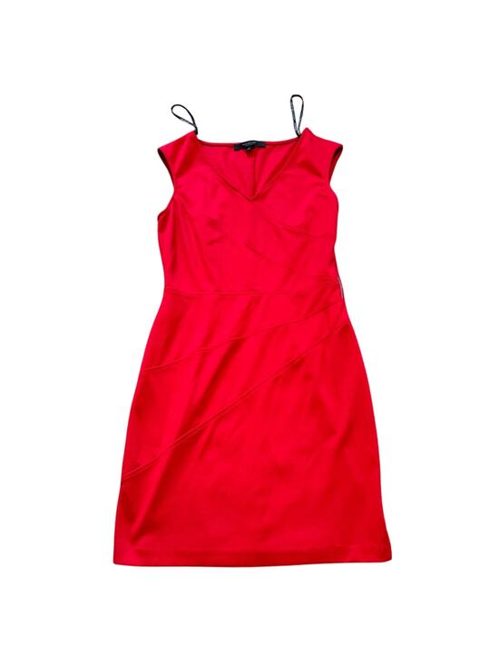Andrew Marc Dresses & Skirts - Marc New York Andrew Marc Red V Neck Dress, with side zipper accent size 8